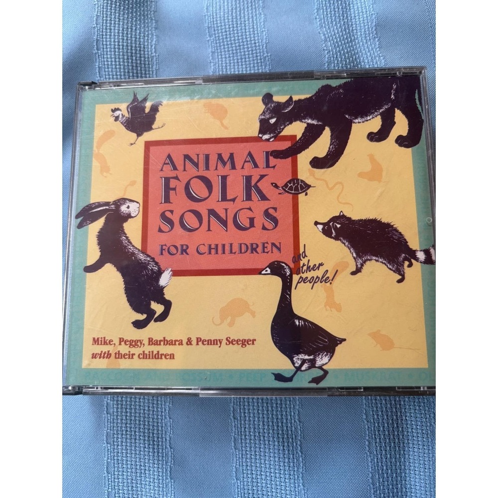 Animal Folk Songs for Children CD Mike Peggy Barbara Penny Seeger Rounder Record